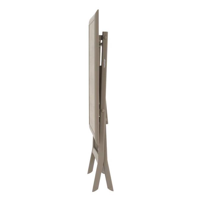 Table de jardin pliante rectangulaire AZUA Truffe / Café