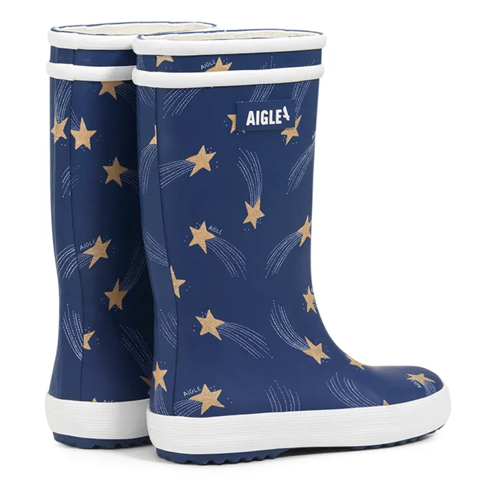 Aigle Bottes de Pluie Lolly Pop Etoiles Filantes | Bleu marine