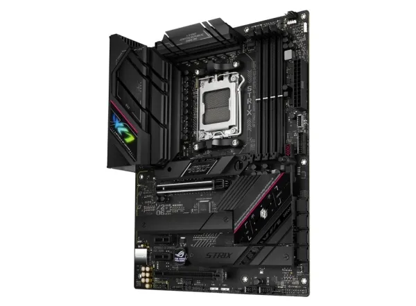 ASUS ROG Strix B650E-F Gaming WiFi - Bundkort - ATX - Socket AM5 - AMD B650 Chipset - USB-C 3.2 Gen 2x2, USB-C 3.2 Gen2, USB 3.2 Gen 2, USB 3.2 Gen 1 - 2.5 Gigabit LAN, Wi-Fi 6, Bluetooth - onboard grafik (CPU påkrævet) - HD Audio (8-kanaler)