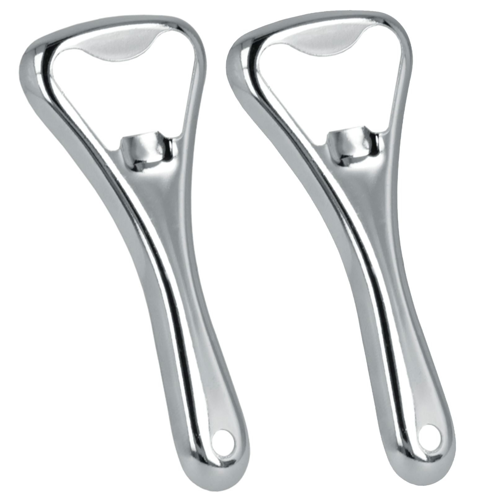 2er-Set Flaschenöffner - silber - Stahl