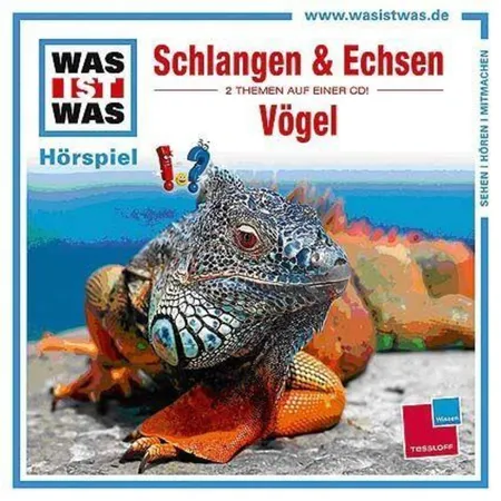 Tessloff WAS IST WAS CD Schlangen und Echsen Vögel