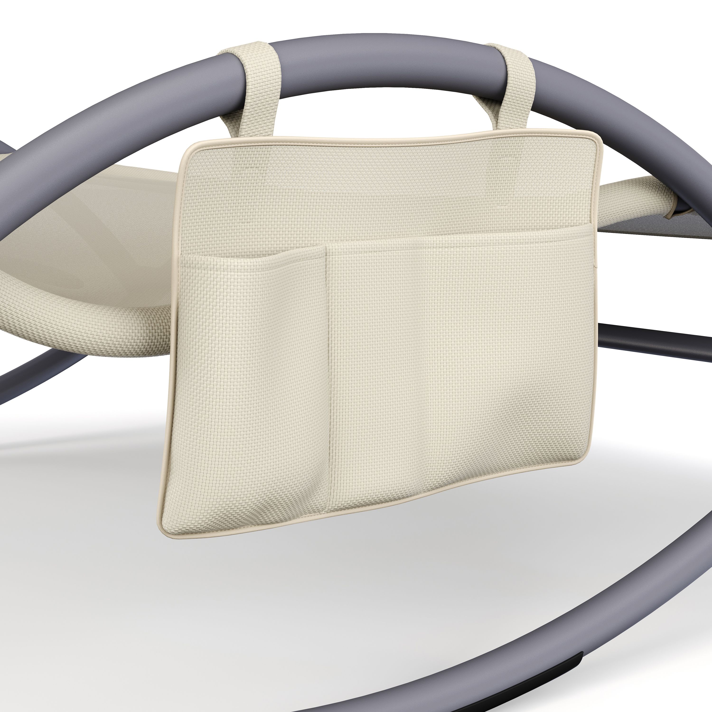 Sonnenliege Schaukelstuhl 2 Personen beige