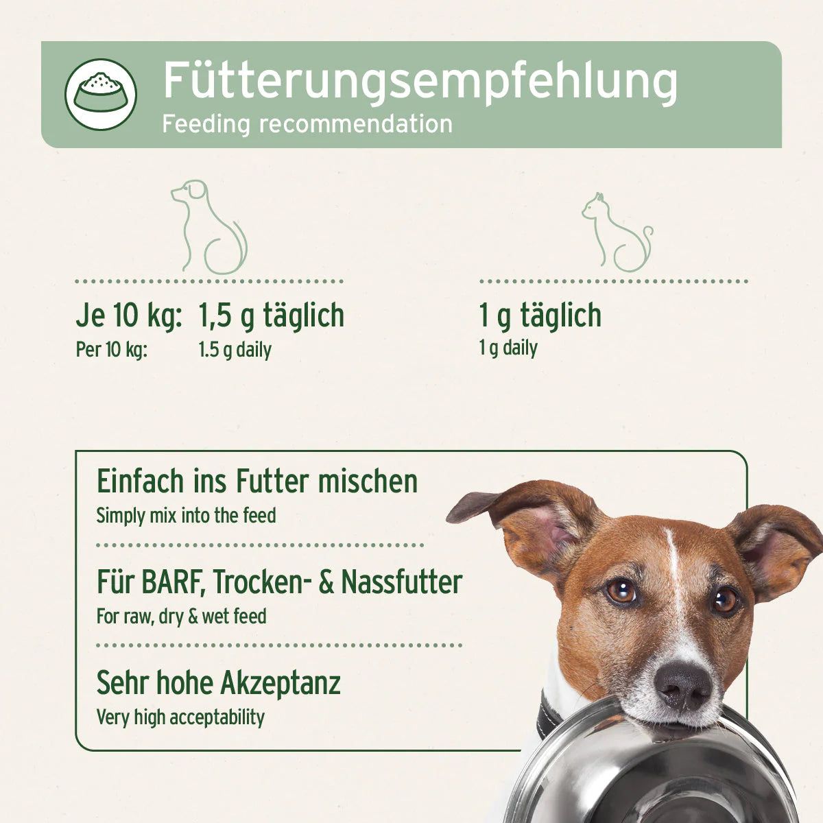 AniForte Muschelkraft Flocken für Hunde und Katzen