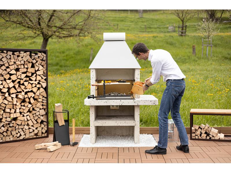 Nouvel Blasebalg Luftzufuhr für Holz, Briquettes und Kohle