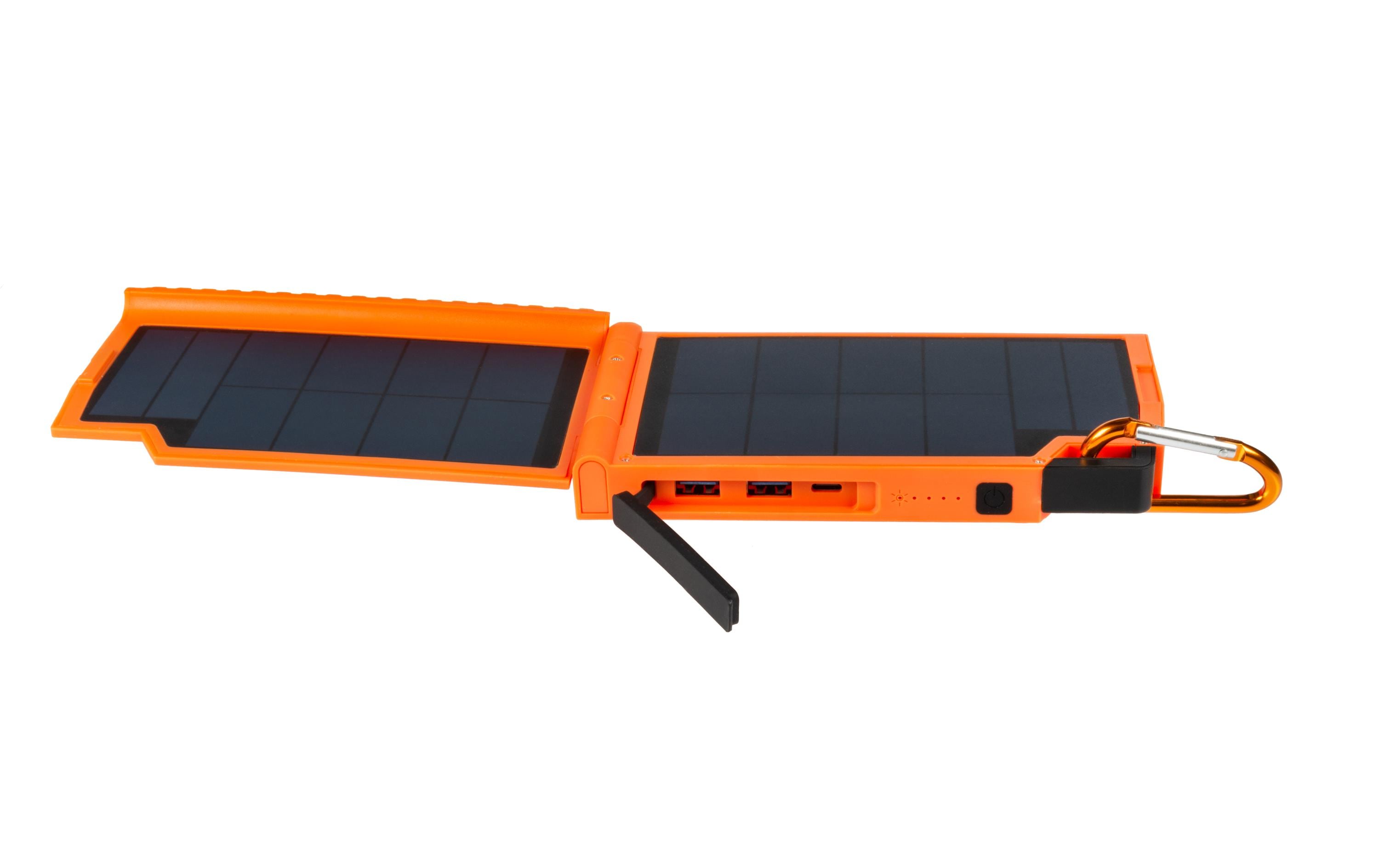 Powerbank XR105 Solar SuperCharger 10000 mAh<br>10000-mAh-Powerbank mit integriertem Solarpanel