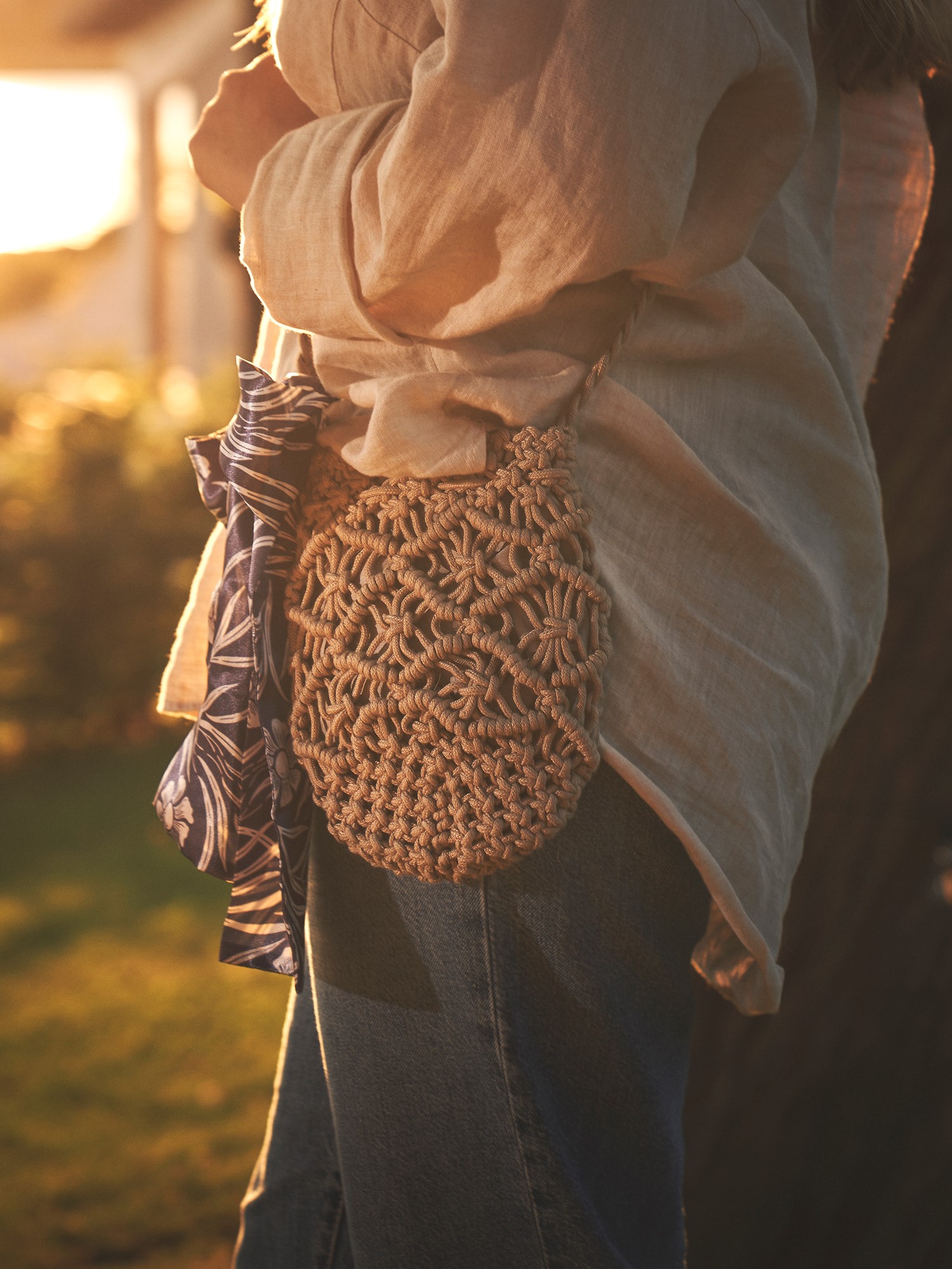 Bucket-taske | 23 x 20 cm.  | Warm Grey