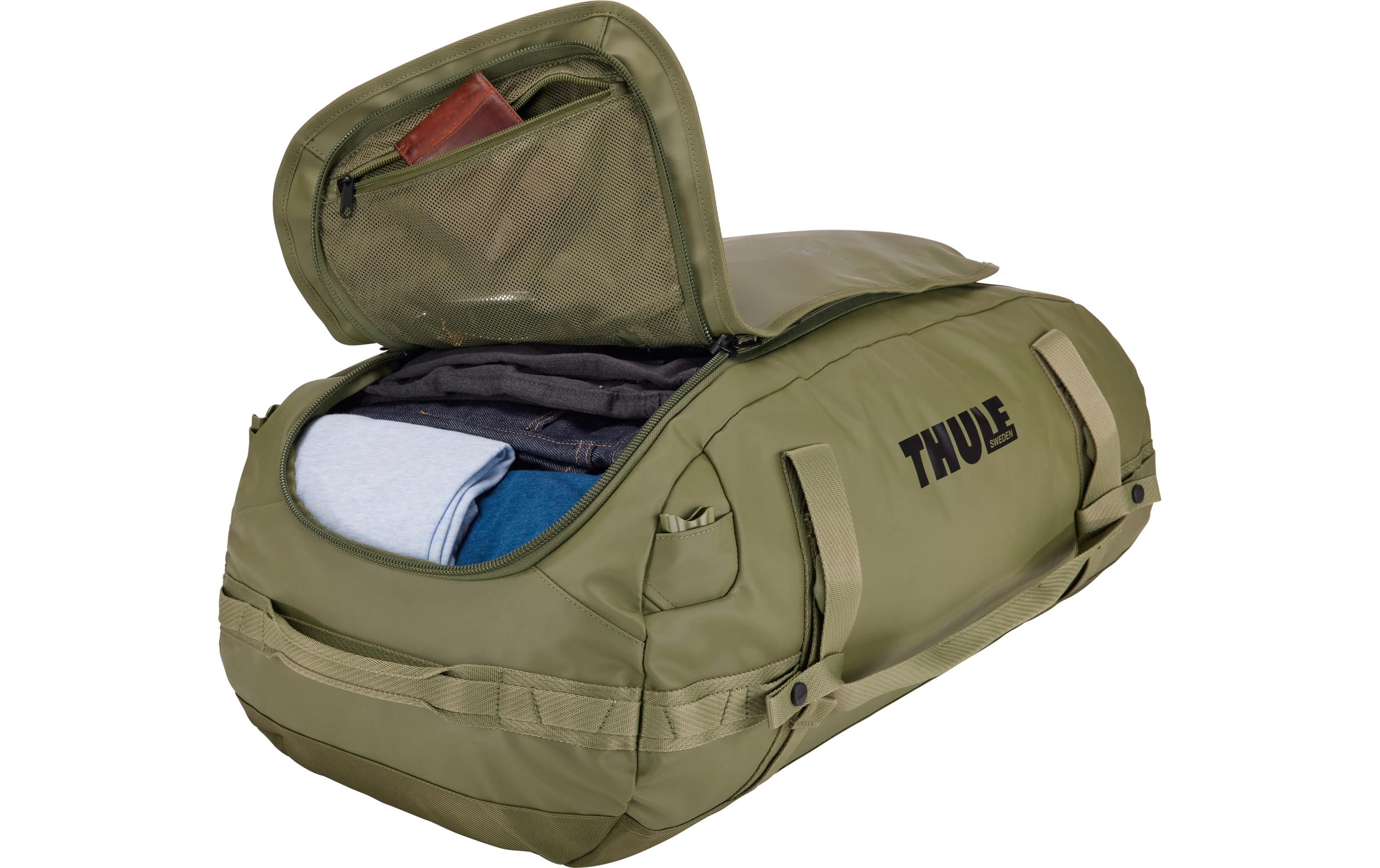 Duffle Bag Chasm 70 l, Olivine<br>Reisetasche und Rucksack in einem