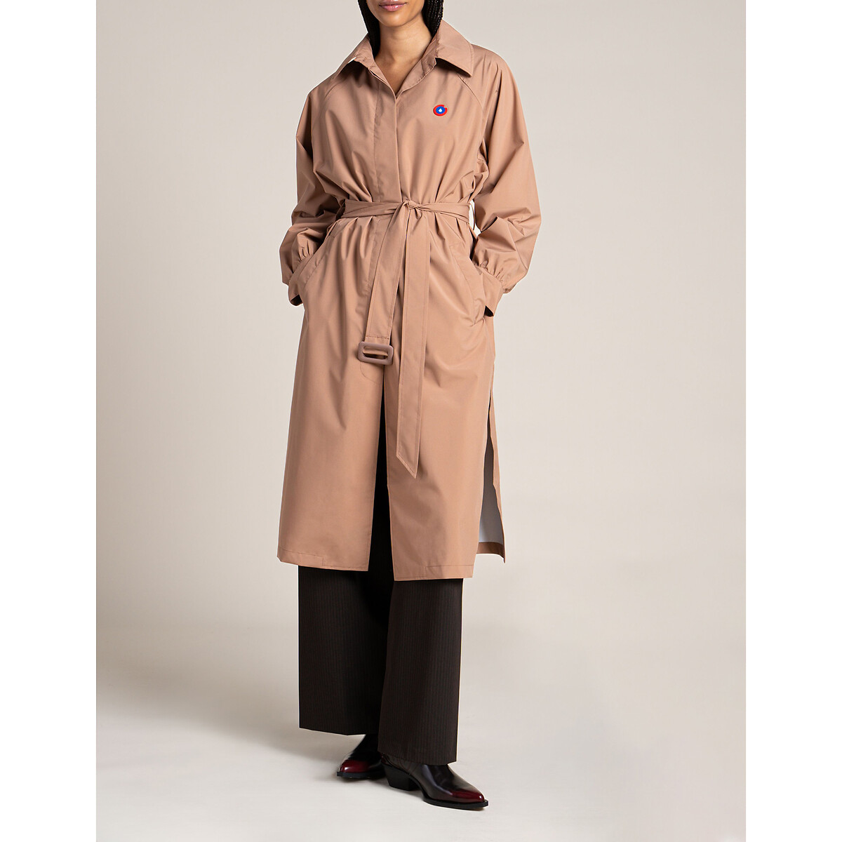 FLOTTE<br>Trench coat impermeável unissex com cinto MADELEINE