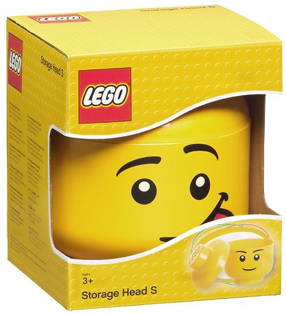 LEGO® Storage Aufbewahrungsbox - Klein - Kopf - 19 cm - Verrückt