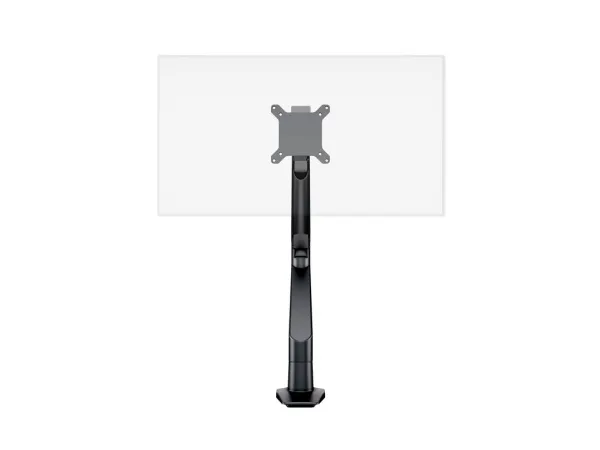Multibrackets M VESA Gas Lift Arm Single HD - Monteringssæt (drejelig arm, klemme til montering på skrivebord) - for fladt panel - aluminium - sort - skærmstørrelse: 15