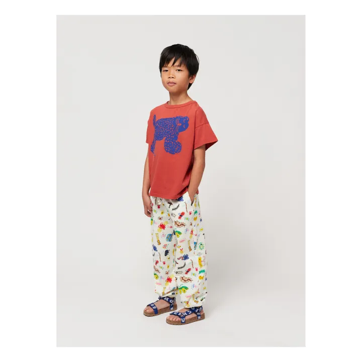 Bobo Choses T-Shirt Coton Bio Chat | Terracotta