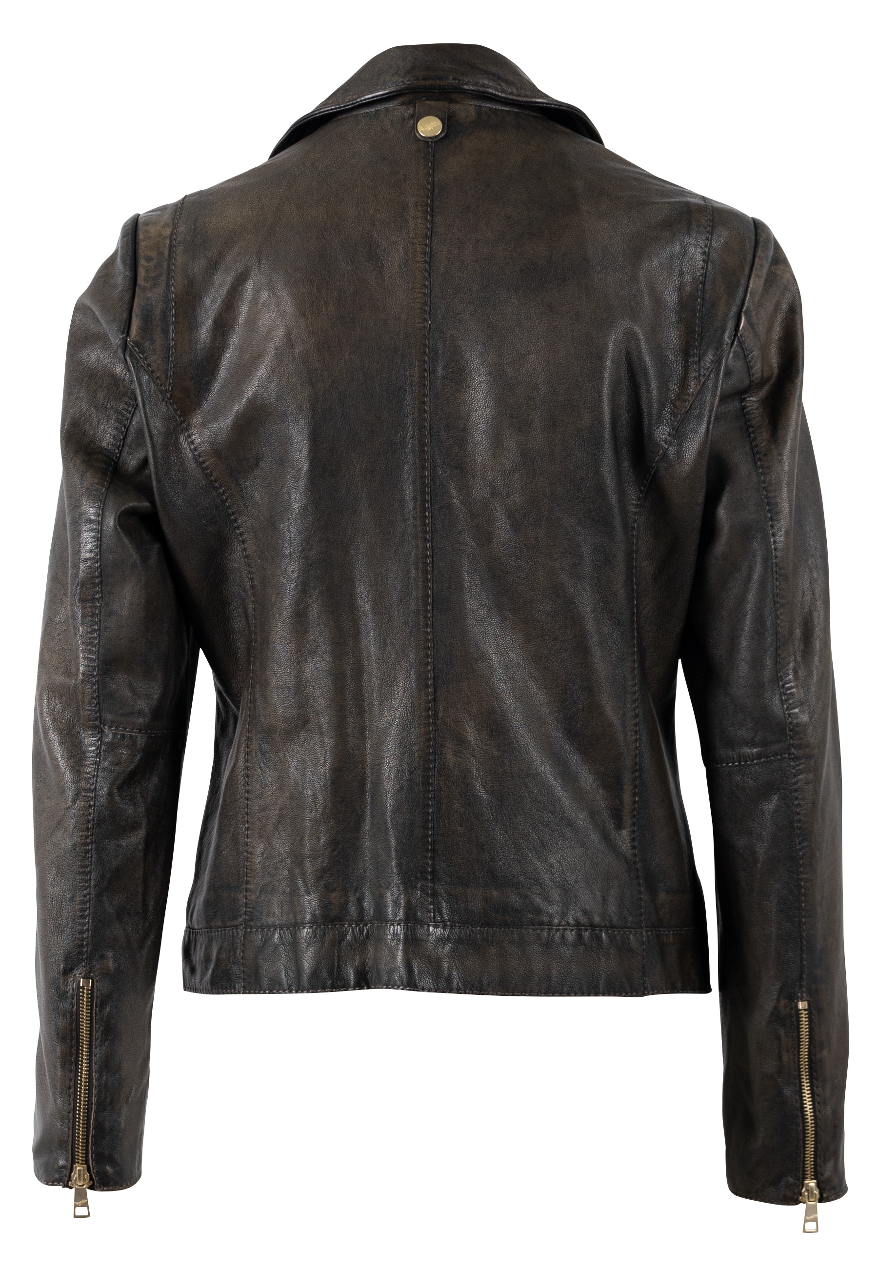 Mauritius Lederjacke »MWEvina« mit Reverskragen