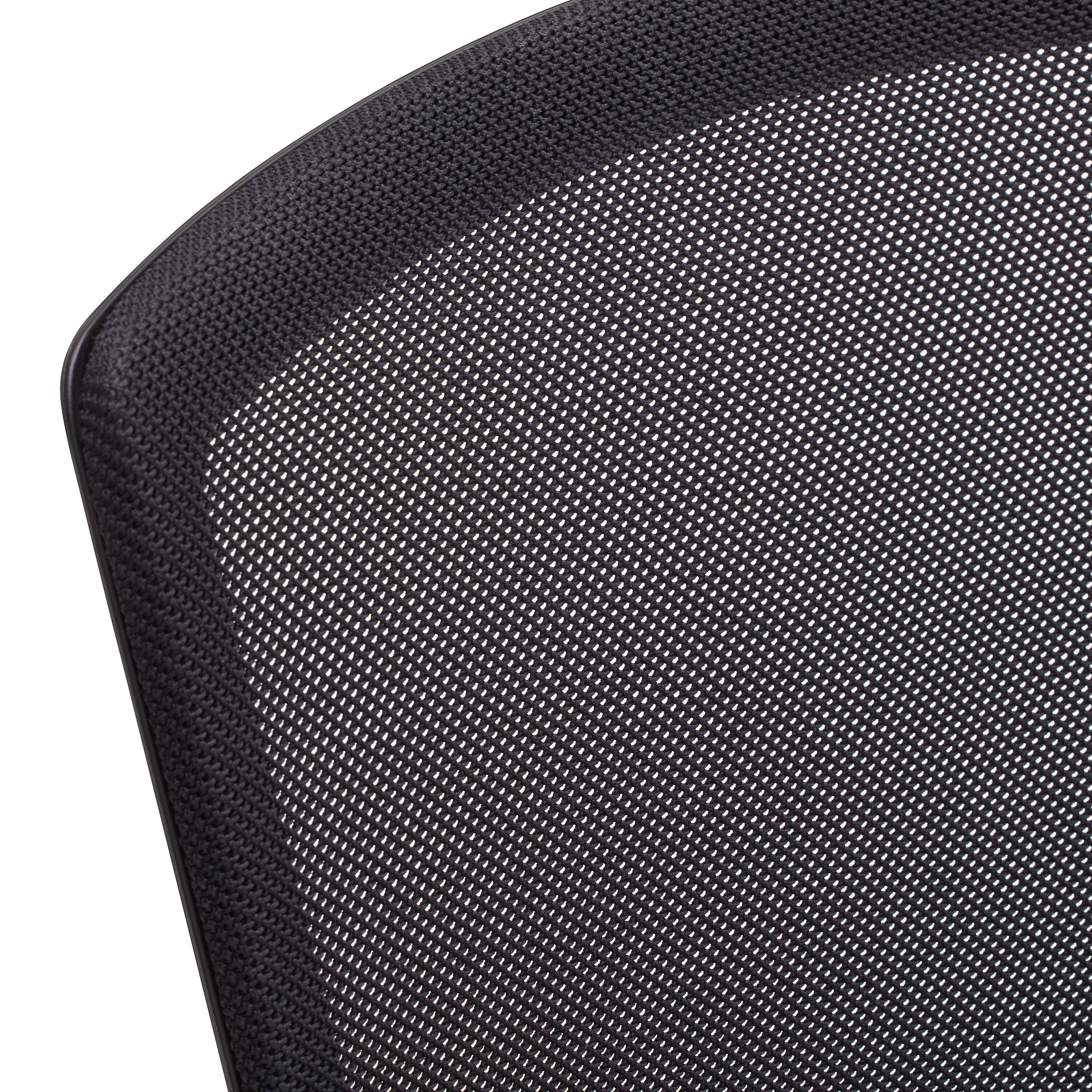 HAG Futu Mesh  1100-S Bürostuhl - Schwarz / B: 61.0 cm x T: 47.0 cm x H: 105.0 cm
