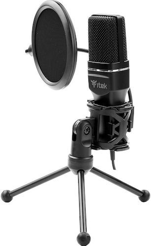 Itek - M100 - Studiomicrofoon - Zwart - USB