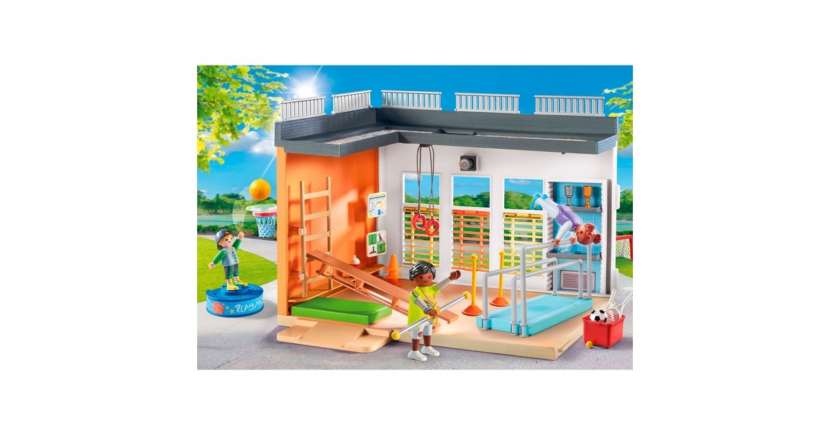 PLAYMOBILCity Life - Sportschool uitbreiding Constructiespeelgoed  (71328)