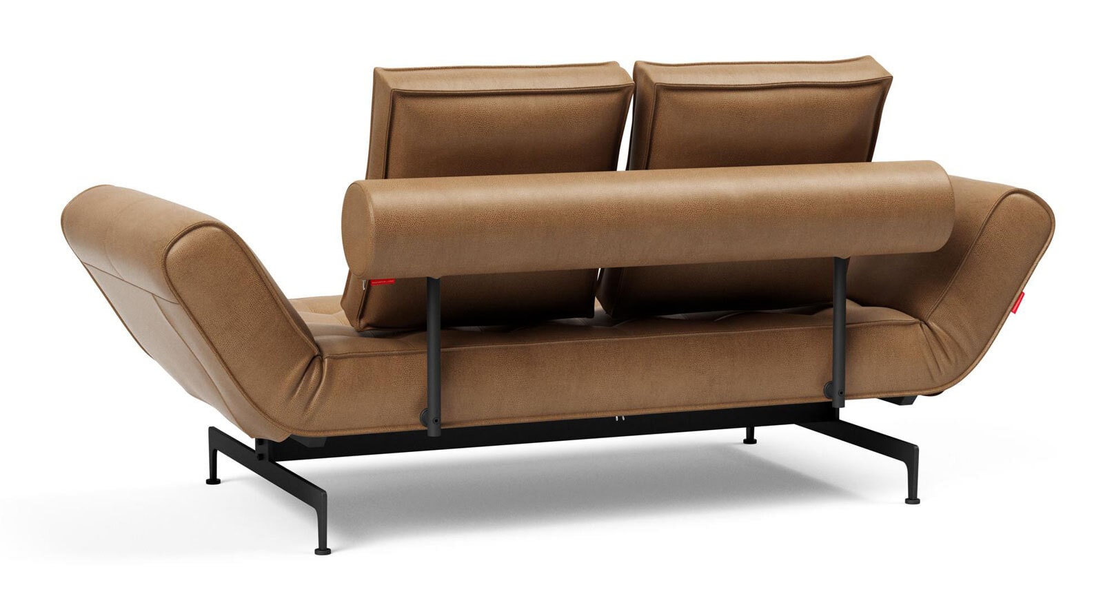 INNOVATION LIVING Schlafsofa LISALA Lederlook Faunal braun