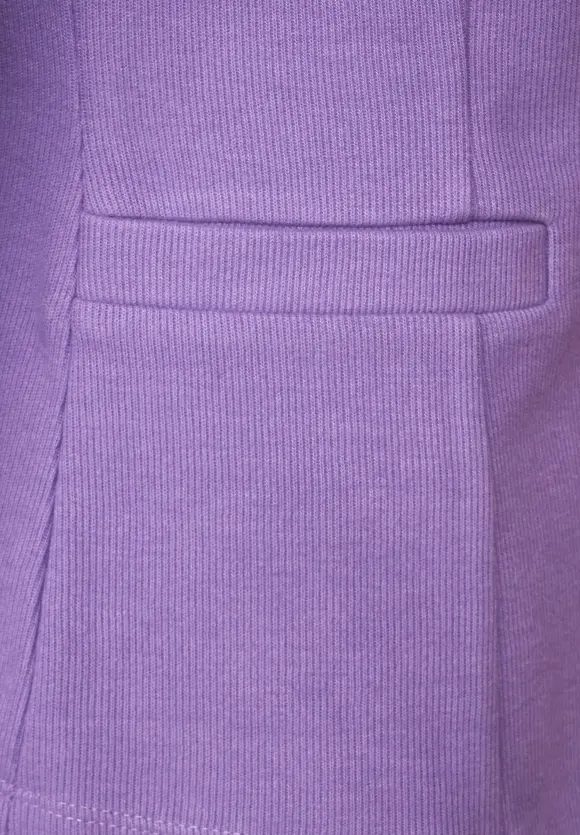 Basic Blazer mit Raffungen - lupine lilac