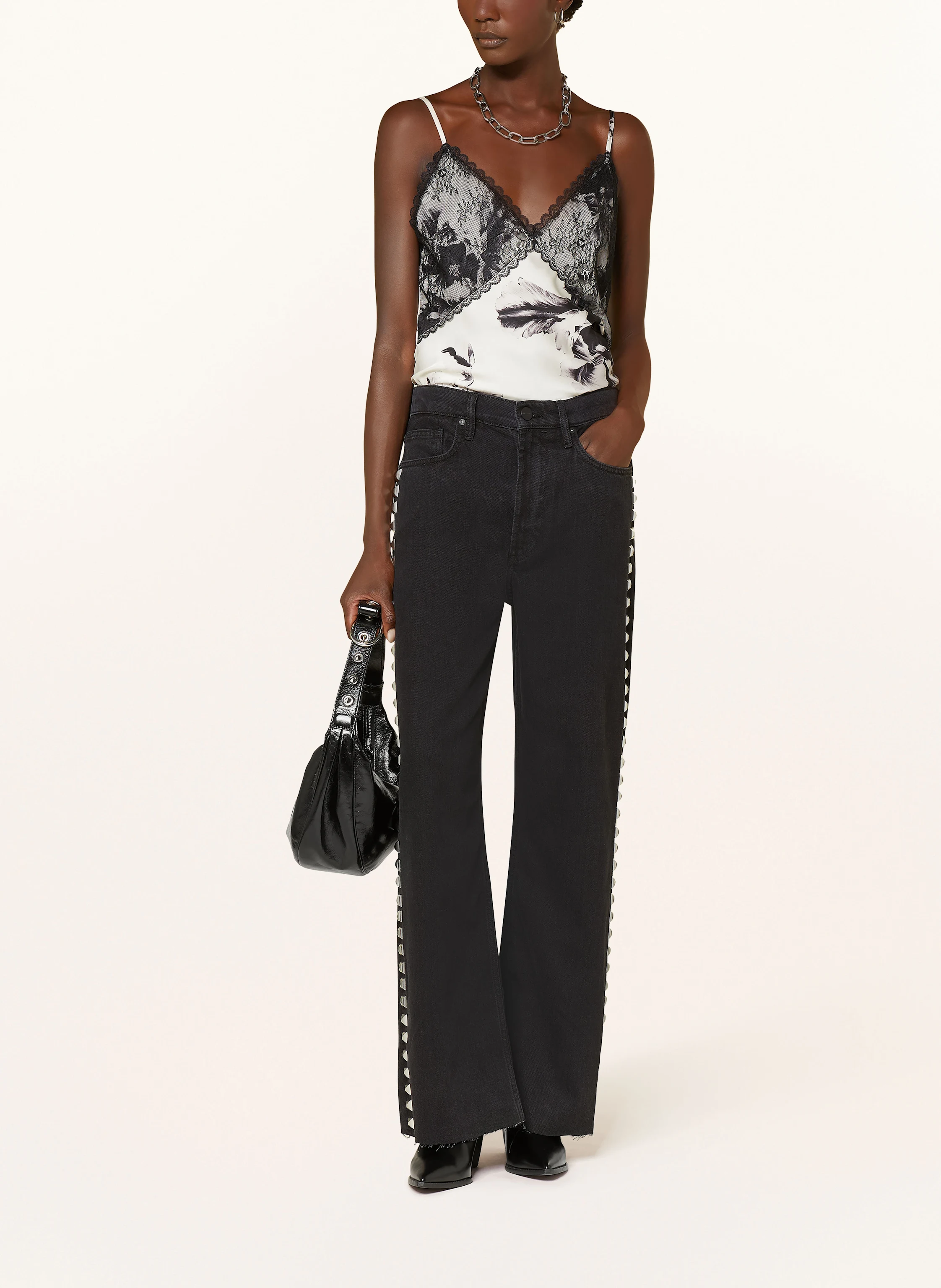 ALLSAINTS Straight Jeans BLAKE mit Nieten