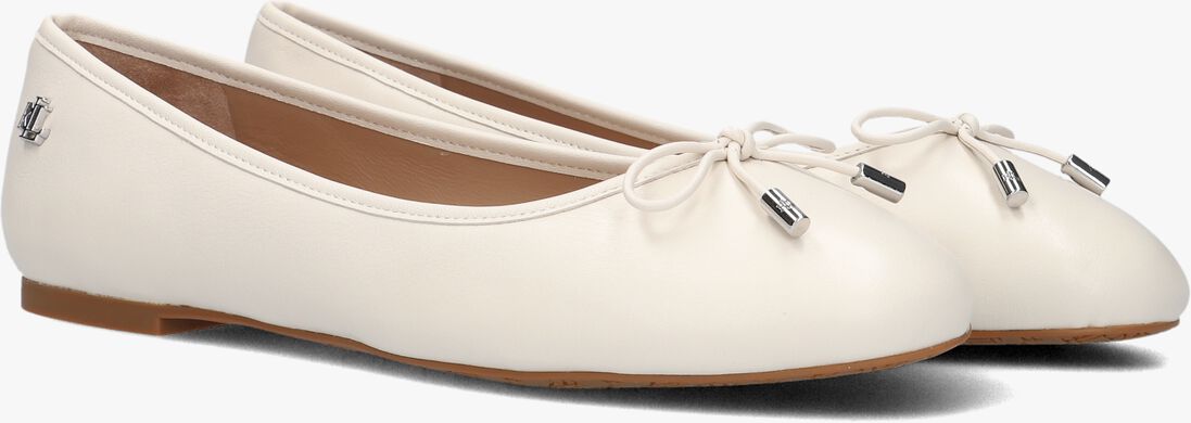 witte lauren ralph lauren ballerina's jayna flats ballet