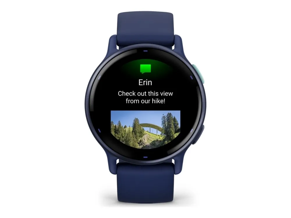 Garmin vívoactive 5 - Marine - smart ur med bånd - silikone - håndledsstørrelse: 125-190 mm - display 1.2