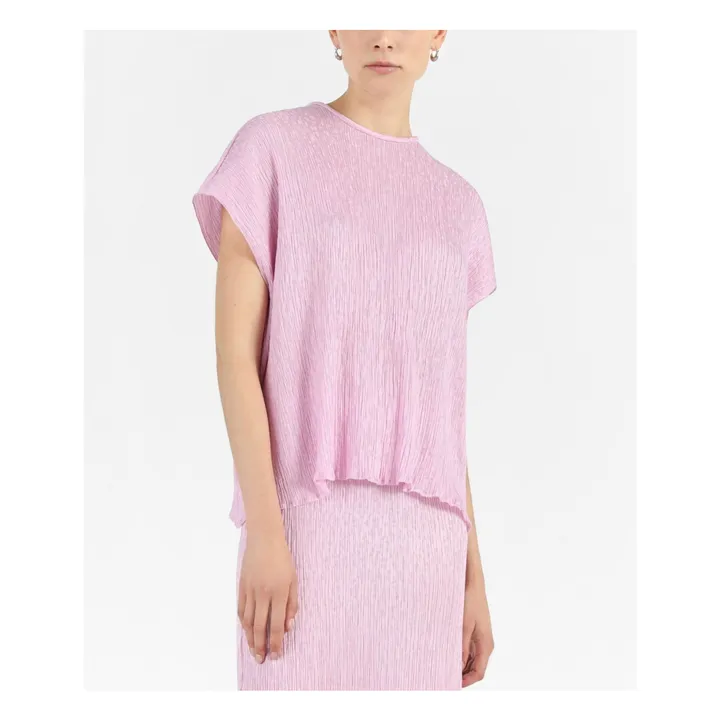 Masscob Top Dana Soie et Coton | Rose