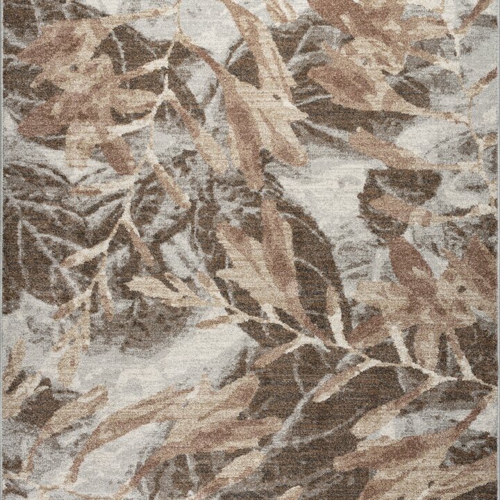 Abstract vloerkleed - Marple Bruin 6362