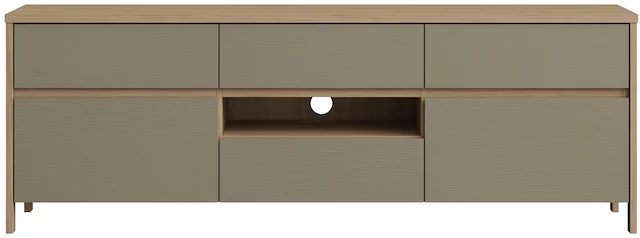 Home affaire TV-Schrank »Stranda, moderner TV-Unterschrank, Kommode im Scandi-Style, Lowboard« Rahmenoptik, ausreichend Stauraum, vielseitig einsetzbar, 164 cm breit