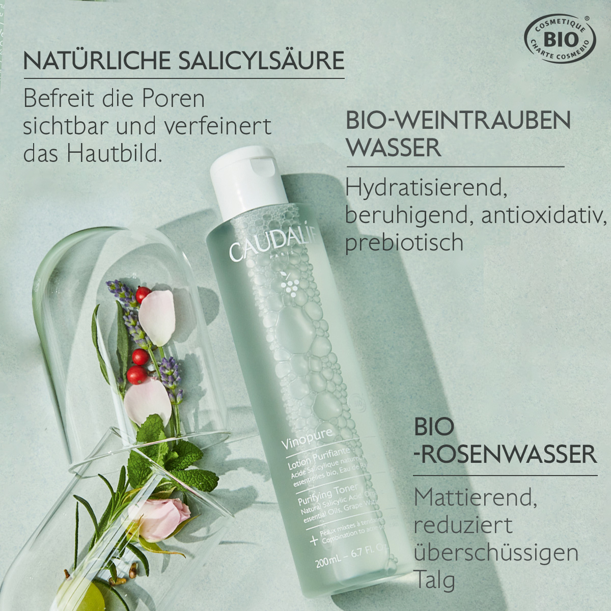 CAUDALIE Vinopure Lotion Lot klärend 200 ml