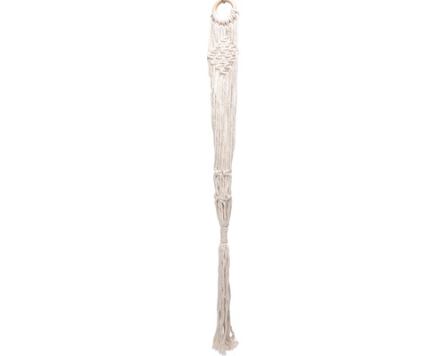 Macraménet Bagdad L 85 cm wit