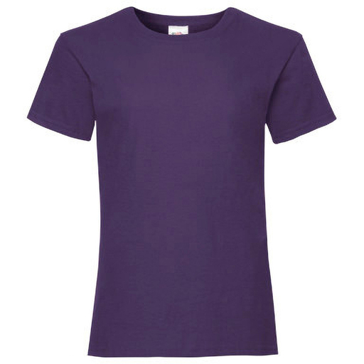 Camiseta básica de manga curta 100% algodão de primeira qualidade (pacote com 2) Fruit Of The Loom