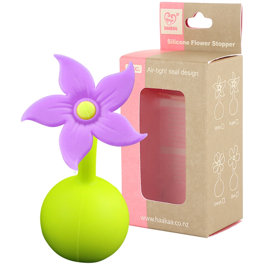 haakaa® Blumenverschluss für Milchpumpe, violett