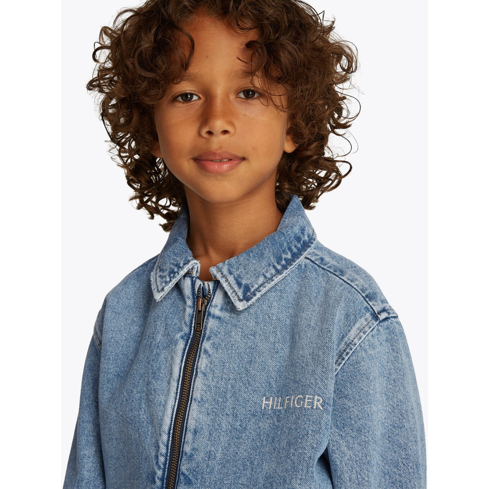 Køb Tommy Hilfiger Random Ivy Relaxed Denim Jakke