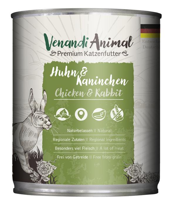 Venandi Animal Nassfutter für Katzen Adult,