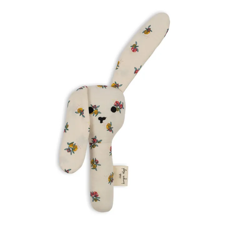 Konges Sløjd Hochet Lapin en coton bio Peonia