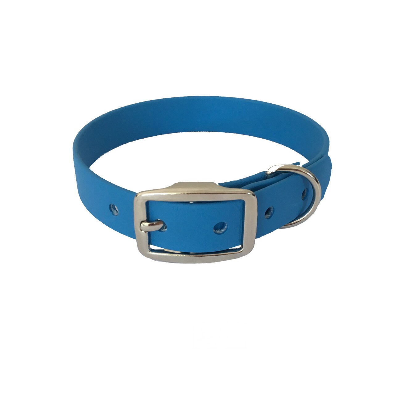 bio-leine 21-30cm HU Biothane Halsband hellblau 21 cm, 30 cm
