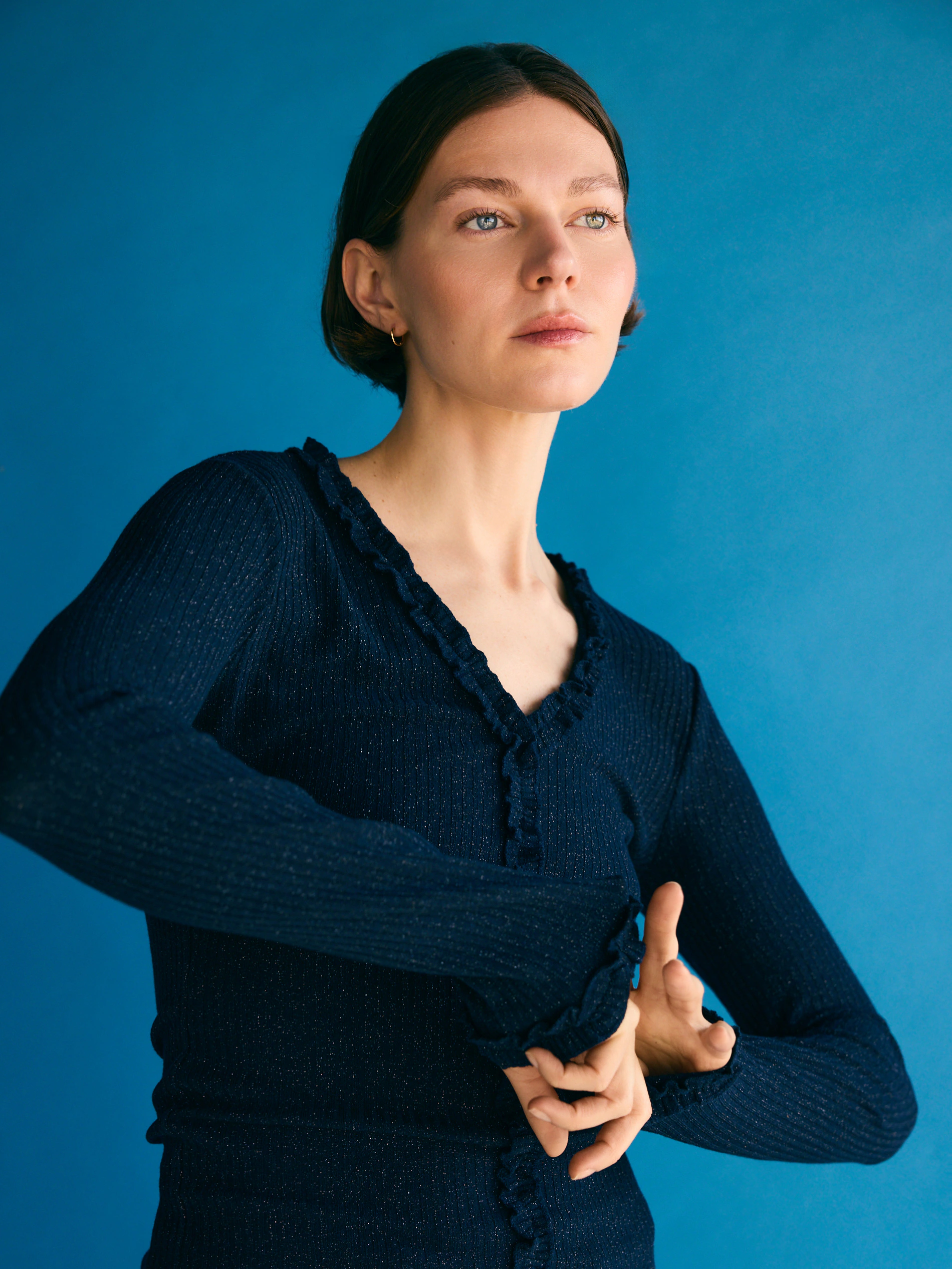 Bluse aus Viskosemischung