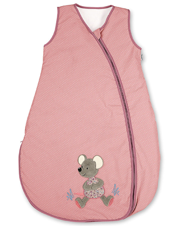 Sommer-Schlafsack MAUS MABEL gepunktet in rosa