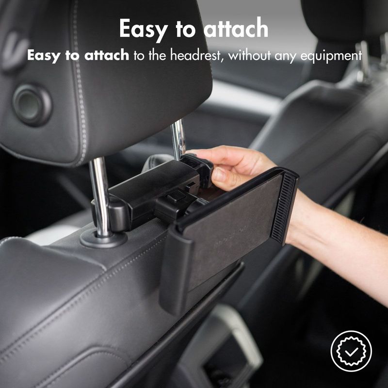 imoshion Universele Tablet Houder Auto Hoofdsteun - Auto Houder - Auto Accessories - Zwart