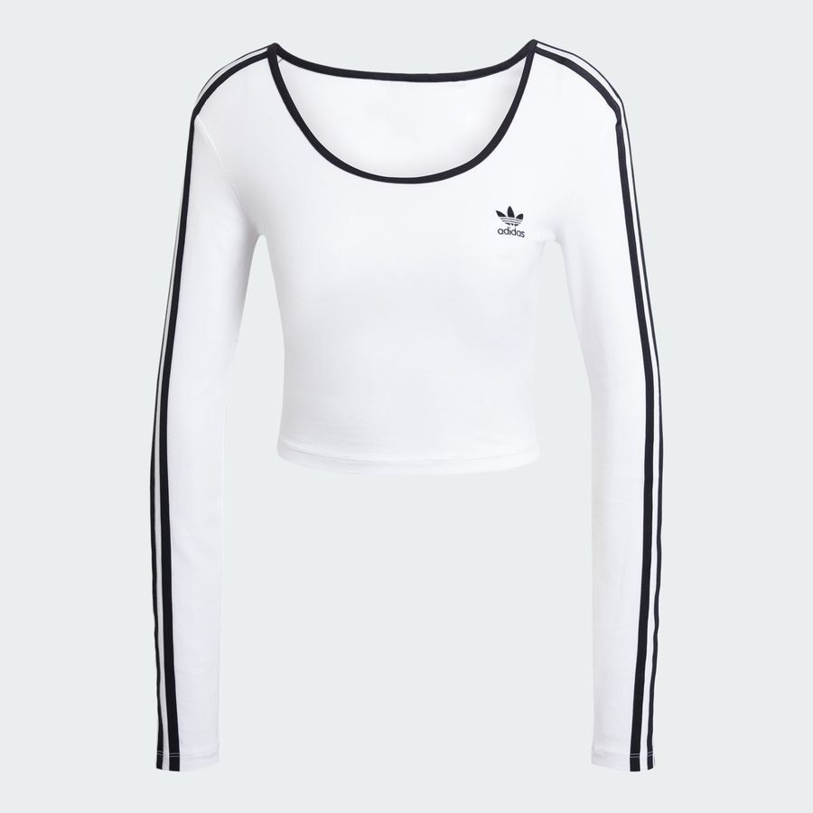 Adidas Original T-shirt court manches longues Adicolor 3 bandes