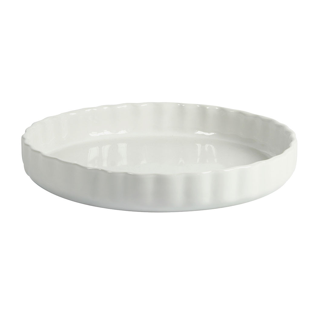 Moule à tarte grès blanc D 28x4cm