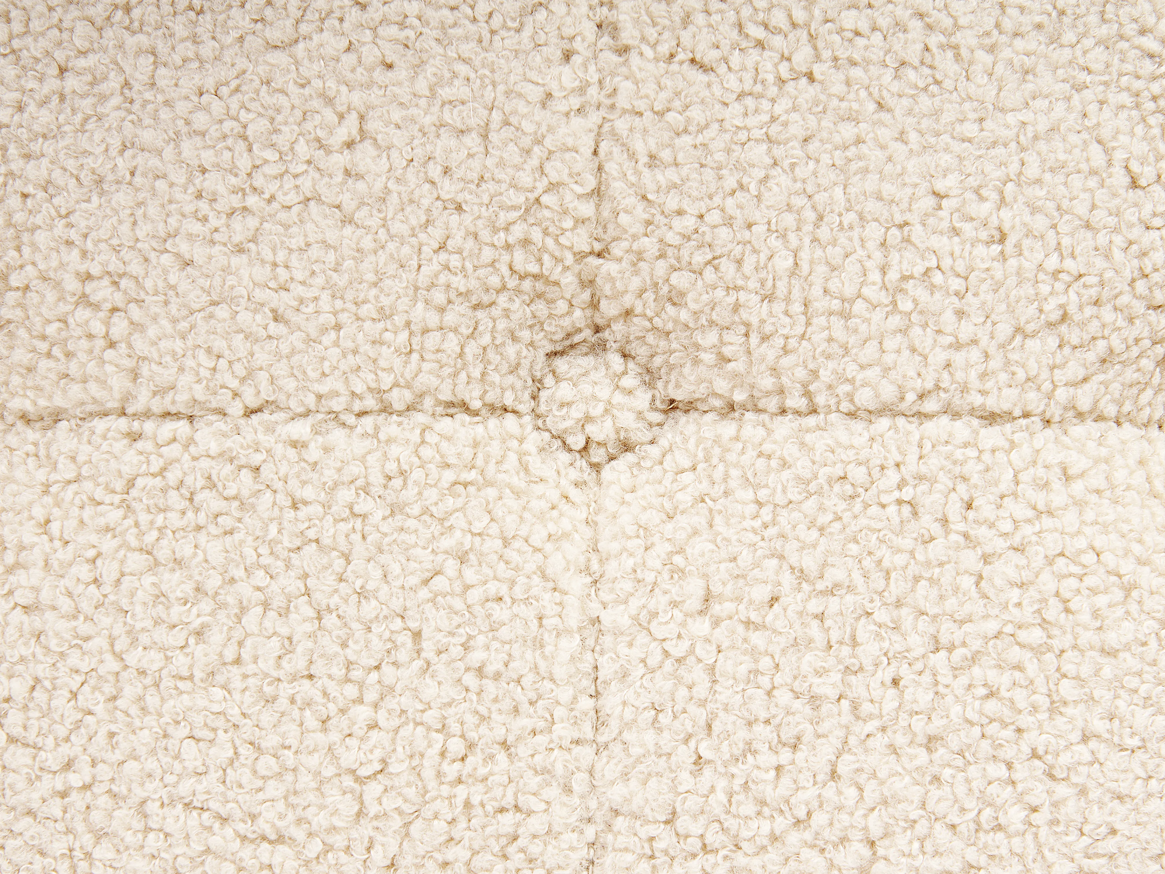 Poef TAMPA Bouclé Beige