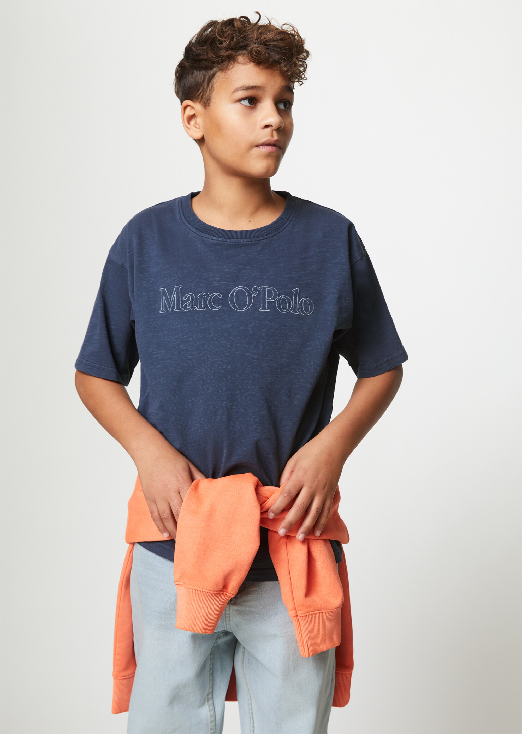 TEENS-BOYS T-Shirt mit Logo-Stitching