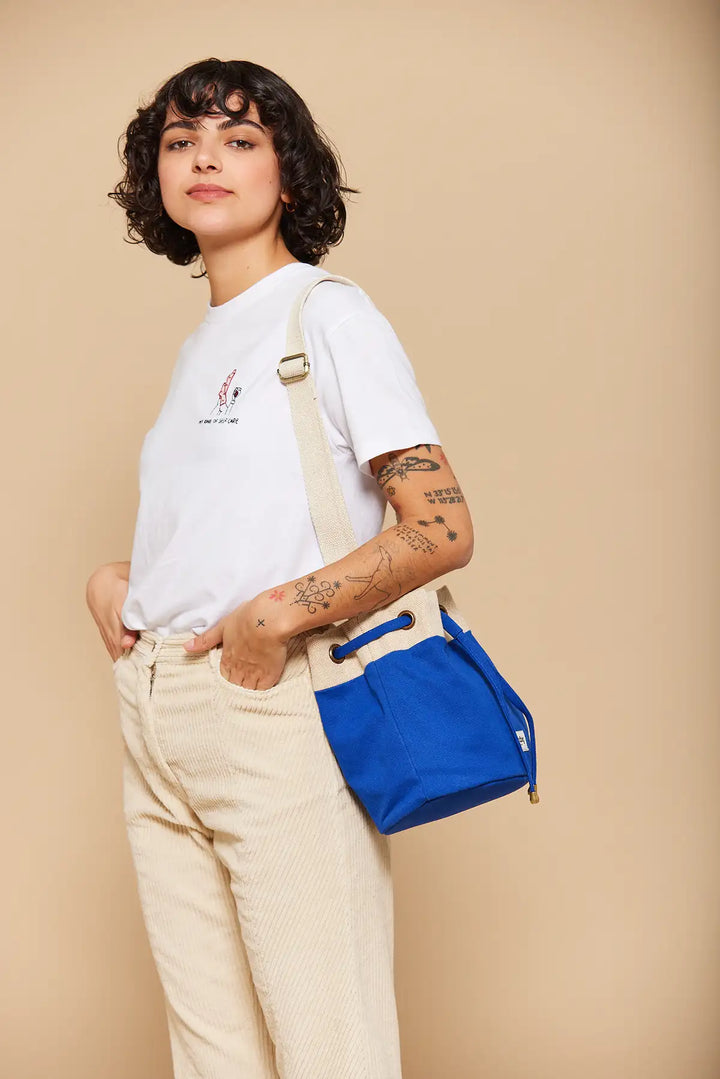 Sac seau Julie Bleu électrique