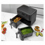 Airfryer med dobbel kurv 2x4 l 2400 W