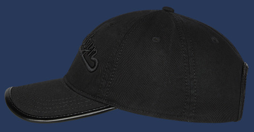 Baseball-Cap Baumwolle, Schwarz