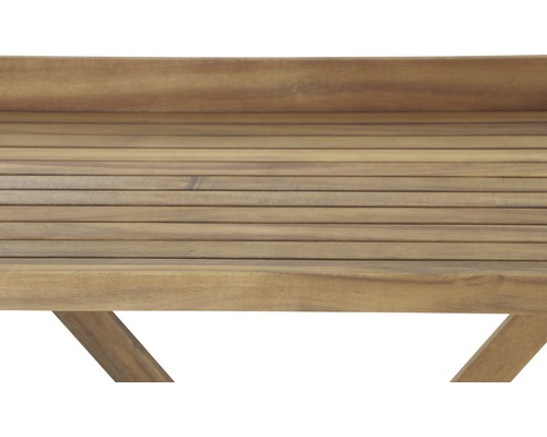 Dienblad met standaard, acacia