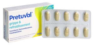 PRETUVAL Grippe und Erkältung Filmtabletten, 20 Stück