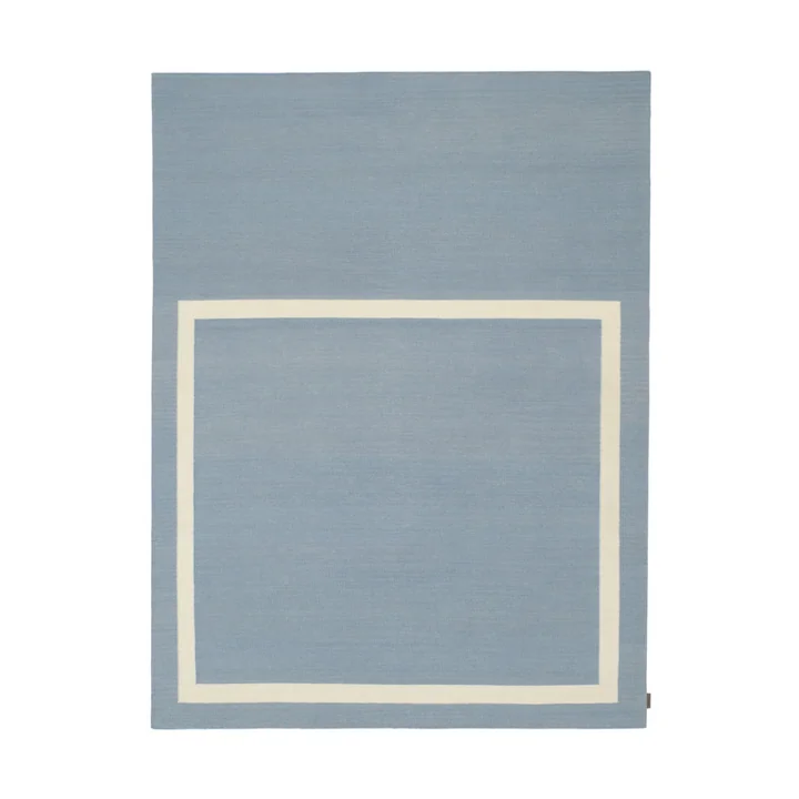 Kvadrat - Kelim Untitled_AB12 Teppich, 180 x 240 cm, blau / beige (0021 Celestial)