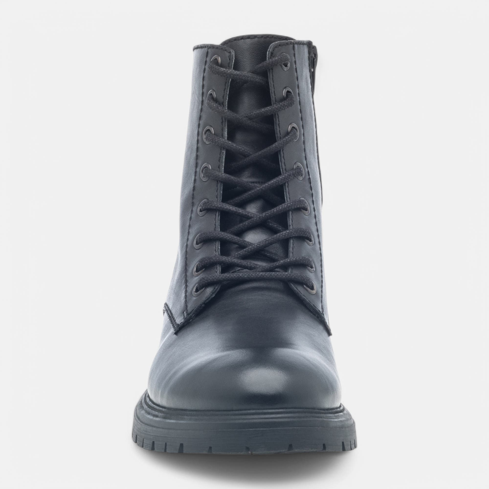 Bottines Homme en cuir noir