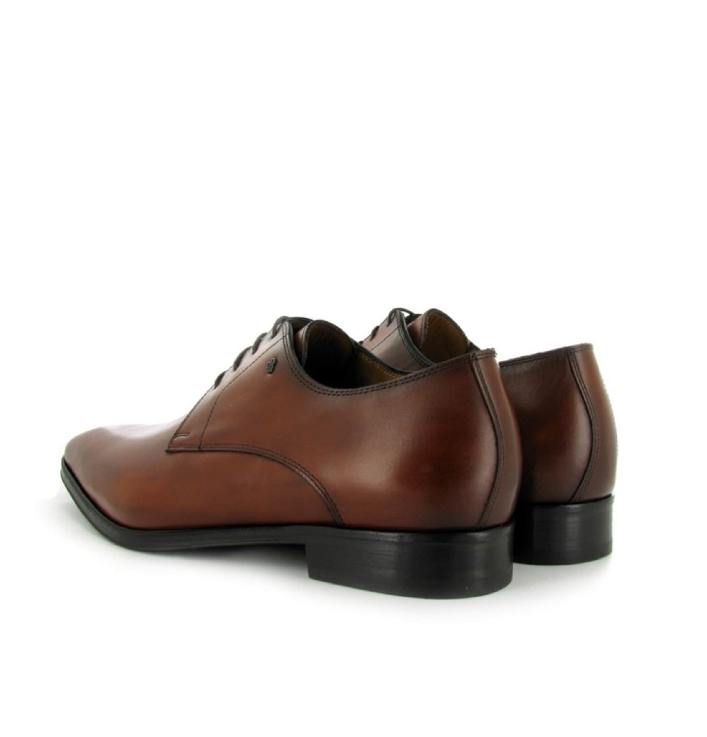 Van Bommel heren veterschoenen bruin